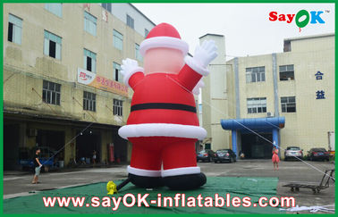 Chriantas के लिए आउटडोर जायंट Inflatable अवकाश सजावट Inflatables सांता क्लॉस