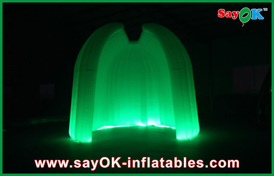 कस्टम inflatable तम्बू शादी की पार्टी दौर inflatable हवा तम्बू 210D ऑक्सफोर्ड कपड़े के साथ एलईडी प्रकाश व्यवस्था