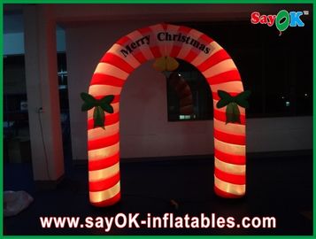 9 फीट अवकाश Decotations एलईडी रोशनी के साथ लवली Inflatable क्रिसमस आर्क