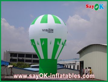 ग्रीन ग्राउंड विज्ञापन गुब्बारे कस्टम Inflatable उत्पाद इंद्रधनुष डिजाइन