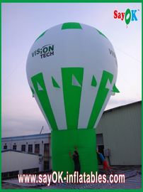 ग्रीन ग्राउंड विज्ञापन गुब्बारे कस्टम Inflatable उत्पाद इंद्रधनुष डिजाइन
