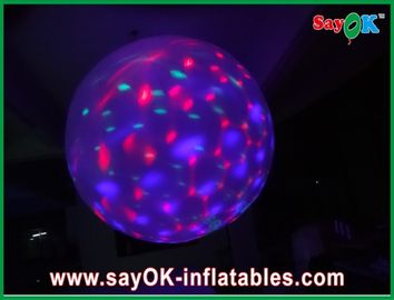 एलईडी लाइट्स, बैंगनी के साथ मल्टी कलर Inflatable प्रकाश सजावट Inflatable बॉल