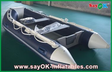 भारी ड्यूटी एल्यूमिनियम तल के साथ कठोर हलक शीसे रेशा छोटे Inflatable नौकाओं