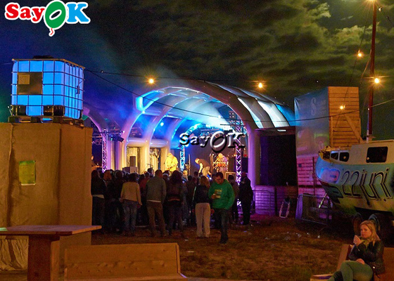 आउटडोर inflatable तम्बू सड़क शो मंच गतिविधियों के लिए अनुकूलित inflatable घटना तम्बू