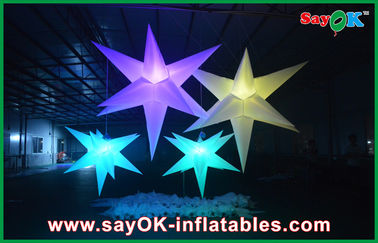 रंगीन Inflatable प्रकाश सजावट घटना Inflatable एलईडी स्टार