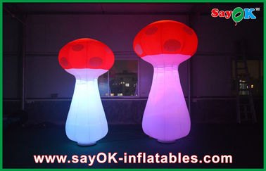 वायु उड़ा Inflatable नारंगी प्रकाश घटना Inflatable मशरूम