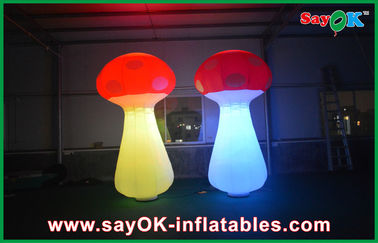 वायु उड़ा Inflatable नारंगी प्रकाश घटना Inflatable मशरूम