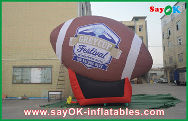 प्रोमोशनल इन्फ्लेटेबल रग्बी बॉल्स इन्फ्लैटेबल वर्ड कप ट्रॉफी रग्बी बॉल मॉडल