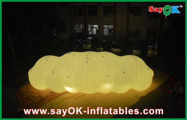 विज्ञापन के लिए बिग एलईडी सजावट Inflatable हीलियम बादल गुब्बारा 0.18 मिमी पीवीसी सामग्री