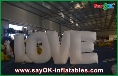 मोबाइल 3.1 मीटर एलईडी रोमांटिक Inflatable छुट्टी सजावट जल सबूत