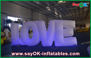 मोबाइल 3.1 मीटर एलईडी रोमांटिक Inflatable छुट्टी सजावट जल सबूत