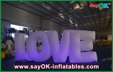 वैलेंटाइन्स दिवस के लिए लोकप्रिय 190T नायलॉन Inflatable प्रकाश सजावट