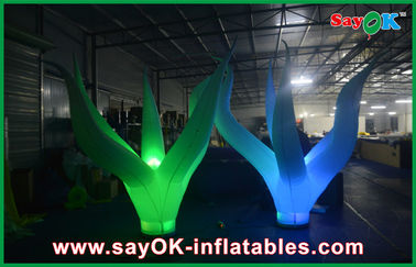ग्राउंडप्रूफ 190 टी नायलॉन Inflatable प्रकाश सजावट ग्राउंड 2 मीटर समारोह पर