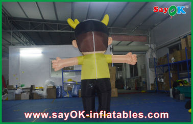 ऑक्सफोर्ड क्लॉथ के साथ घटनाक्रम पार्टी Inflatable कार्टून अक्षर चल रहा है