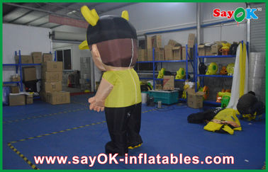 ऑक्सफोर्ड क्लॉथ के साथ घटनाक्रम पार्टी Inflatable कार्टून अक्षर चल रहा है