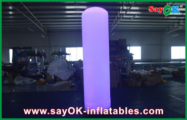 घटना के लिए अनुकूलित गुलाबी Inflatable प्रकाश सजावट 4 एम लैंप डंडे