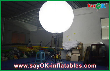 व्यापार के विज्ञापन के लिए व्हाइट Inflatable प्रकाश सजावट एयर गुब्बारे खड़े हो जाओ