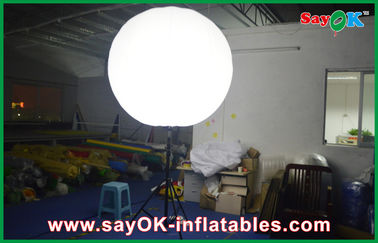 व्यापार के विज्ञापन के लिए व्हाइट Inflatable प्रकाश सजावट एयर गुब्बारे खड़े हो जाओ