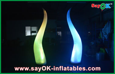 शंकु 1 9 0 नायलॉन Inflatable प्रकाश सजावट, इंडोर पार्टी Inflatable प्रकाश चरण