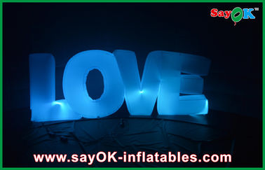 विवाह प्रस्ताव के लिए वेलेंटाइन Inflatable पत्र प्यार वेडिंग प्रकाश सजावट