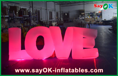 लोकप्रिय वेलेंटाइन Inflatable प्रकाश सजावट सगाई घटना