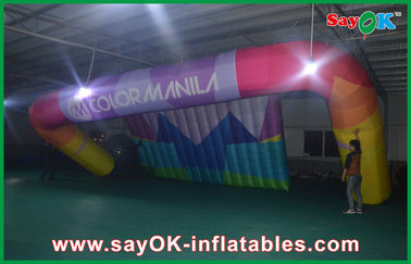 आउटडोर विज्ञापन एयर Inflatable तम्बू मुद्रित लोगो उच्च आंसू शक्ति