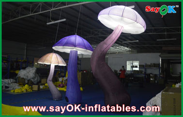 सगाई के लिए आकर्षक 3 एम Inflatable मशरूम एलईडी प्रकाश 190T नायलॉन