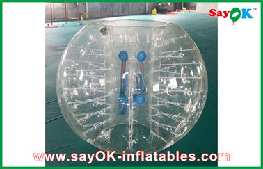 1.2 मीटर पारदर्शी Inflatable खेल खेल बच्चों के लिए मानव Inflatable बम्पर बुलबुला बॉल