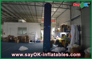 500 मीटर बल्ब Hangout के साथ 4 मीटर सजावट / विज्ञापन Inflatable कॉलम