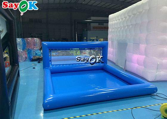 विशाल inflatable पूल खिलौने वयस्क इंटरएक्टिव inflatable पानी वॉलीबॉल कोर्ट एयरटाइट मल्टीफंक्शनल फ्लोटिंग खेल