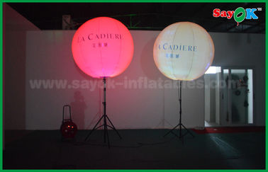 विज्ञापन के लिए 1.5 मीटर एलईडी स्टैंड गुब्बारे Inflatable प्रकाश सजावट