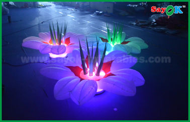 अद्भुत शादी की स्टेज Inflatable प्रकाश सजावट फूल श्रृंखला