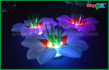 अद्भुत शादी की स्टेज Inflatable प्रकाश सजावट फूल श्रृंखला