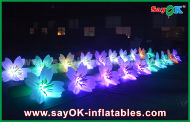 प्रकाश सजावट Inflatable फूल श्रृंखला प्रयुक्त वेडिंग अनुकूलित करें