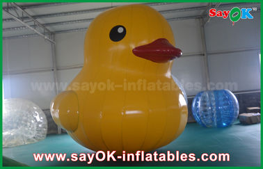 आराध्य पीवीसी सामग्री 5 मीटर कस्टम Inflatable उत्पाद मॉडल Inflatable पीले बतख