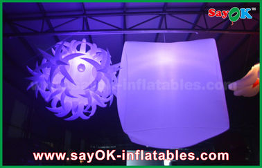 विशालकाय फूल वेडिंग Inflatable प्रकाश सजावट लाइट बॉल Inflatable गुब्बारा