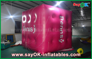 प्रचार के लिए विशालकाय पिंकी Inflatable हीलियम क्यूब Inflatable गुब्बारा