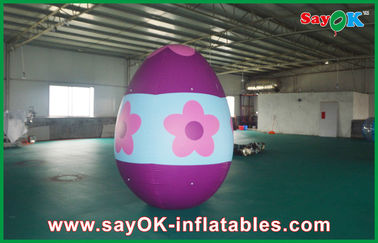 पीवीसी बाहर inflatable छुट्टी सजावट चित्रित सजावट अंडा