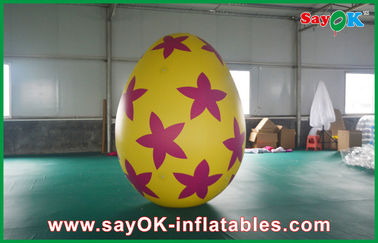 पीवीसी बाहर inflatable छुट्टी सजावट चित्रित सजावट अंडा
