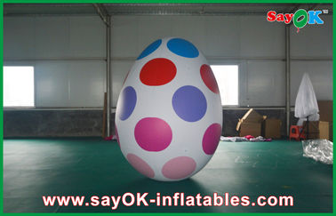 पीवीसी बाहर inflatable छुट्टी सजावट चित्रित सजावट अंडा