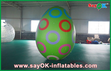पीवीसी बाहर inflatable छुट्टी सजावट चित्रित सजावट अंडा