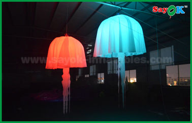 स्टेज Inflatable प्रकाश एलईडी सजावट, पार्टी के लिए Inflatable जेलीफ़िश