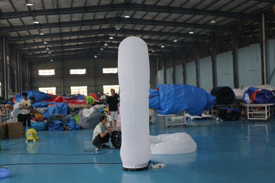 2.5M व्यास Inflatable प्रकाश सजावट हार्ट बेल्ट एलईडी लाइट