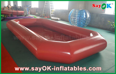 बच्चों के लिए हवा भरने योग्य पानी का खेल 5 X 2.5m आउटडोर PVC छोटा हवा भरने योग्य पानी स्विमिंग पूल