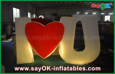 प्रस्तावित एलईडी Inflatable प्रकाश पत्र 16 अलग रंग के साथ पार्टी सजावट प्यार करता हूँ