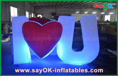 प्रस्तावित एलईडी Inflatable प्रकाश पत्र 16 अलग रंग के साथ पार्टी सजावट प्यार करता हूँ