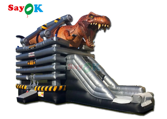 आउटडोर inflatable स्लाइड अनुकूलित आकार वाणिज्यिक inflatable उछाल स्लाइड बच्चों के लिए डायनासोर inflatable स्लाइड
