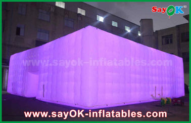 बड़े पोर्टेबल आउटडोर inflatable बार एलईडी inflatable डिस्को तम्बू inflatable नाइट क्लब inflatable यार्ड तम्बू घटनाओं के लिए