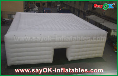 बड़े पोर्टेबल आउटडोर inflatable बार एलईडी inflatable डिस्को तम्बू inflatable नाइट क्लब inflatable यार्ड तम्बू घटनाओं के लिए