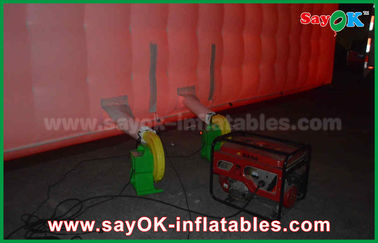 आउटडोर विशाल सफेद एलईडी संरचना घटना Inflatable घन तम्बू,Inflatable नाइट क्लब,Inflatable पार्टी तम्बू बिक्री के लिए